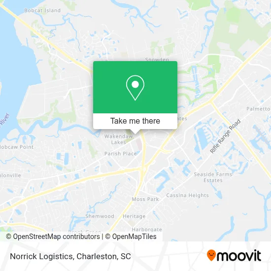 Norrick Logistics map