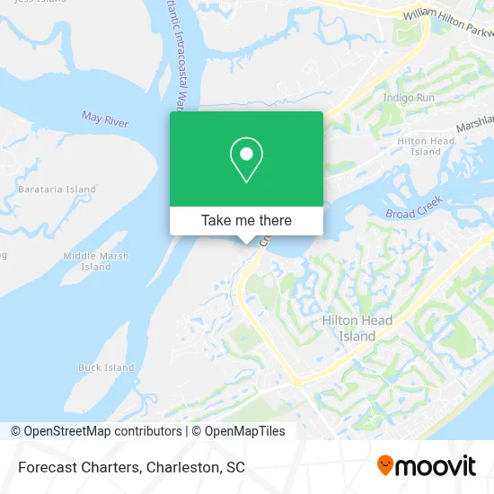Forecast Charters map