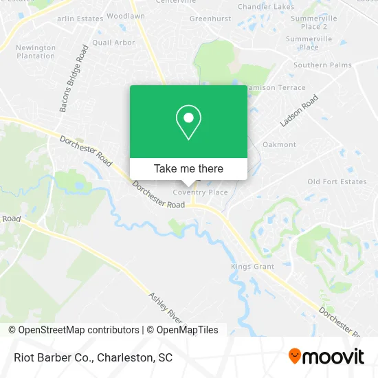 Riot Barber Co. map
