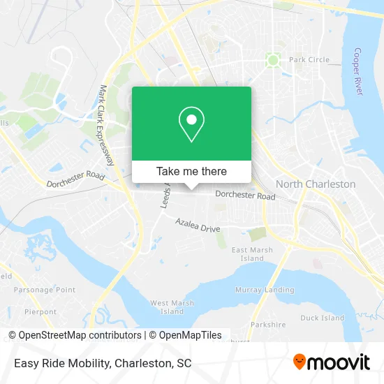 Easy Ride Mobility map