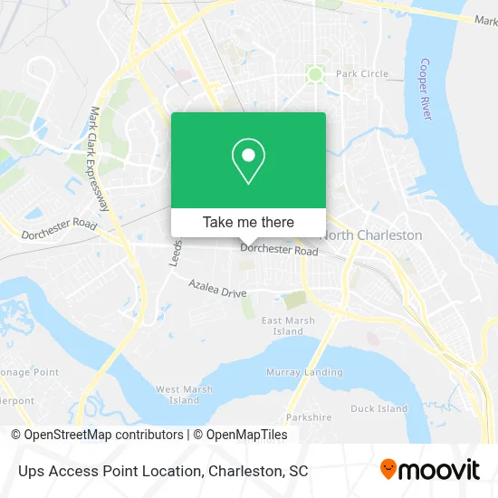 Ups Access Point Location map