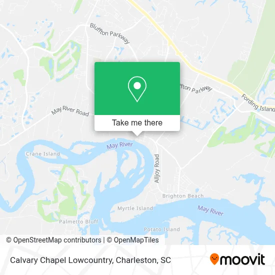 Calvary Chapel Lowcountry map