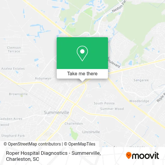Roper Hospital Diagnostics - Summerville map