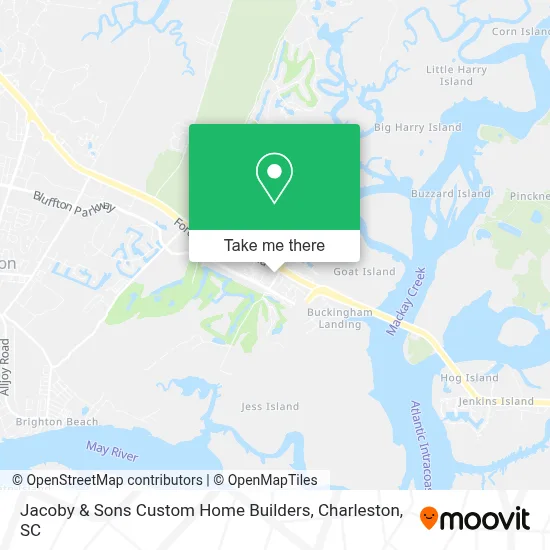 Jacoby & Sons Custom Home Builders map