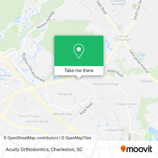 Acuity Orthodontics map