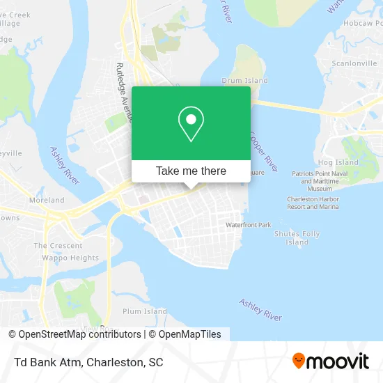 Td Bank Atm map