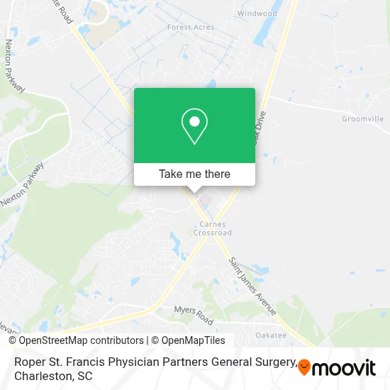 Roper St. Francis Physician Partners General Surgery map