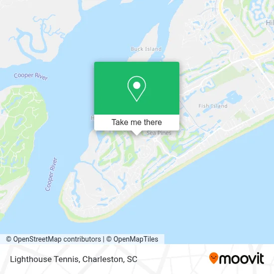 Lighthouse Tennis map