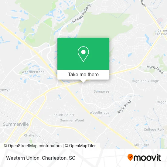 Western Union map