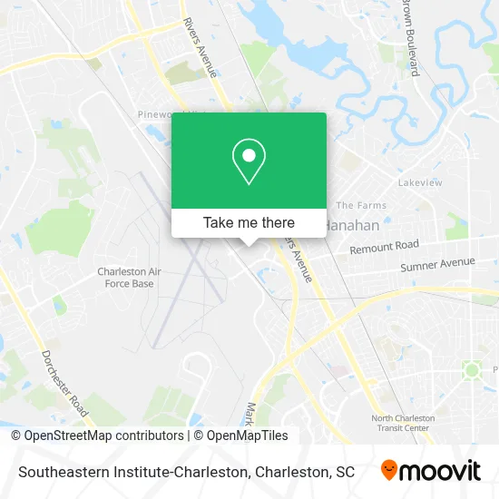 Southeastern Institute-Charleston map