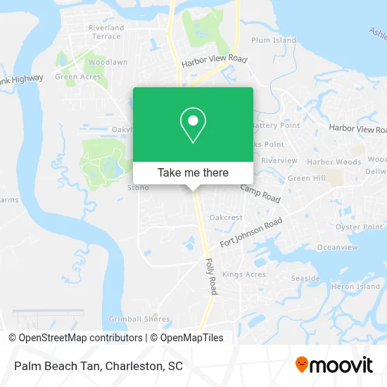 Palm Beach Tan map