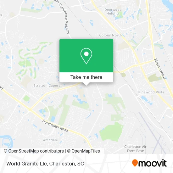 World Granite Llc map