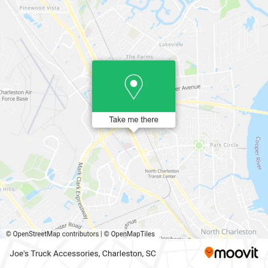 Joe's Truck Accessories map