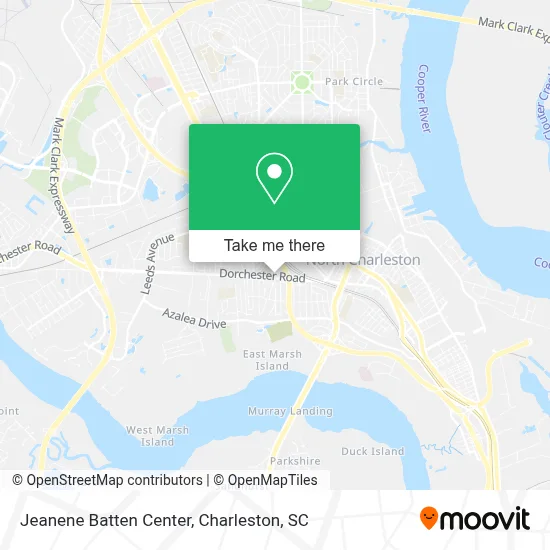 Jeanene Batten Center map