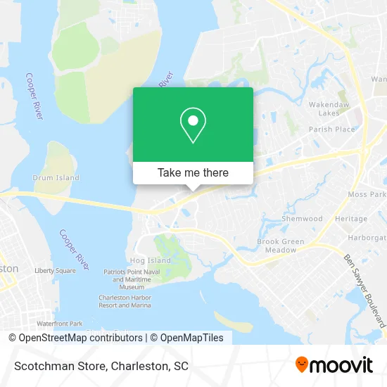 Scotchman Store map