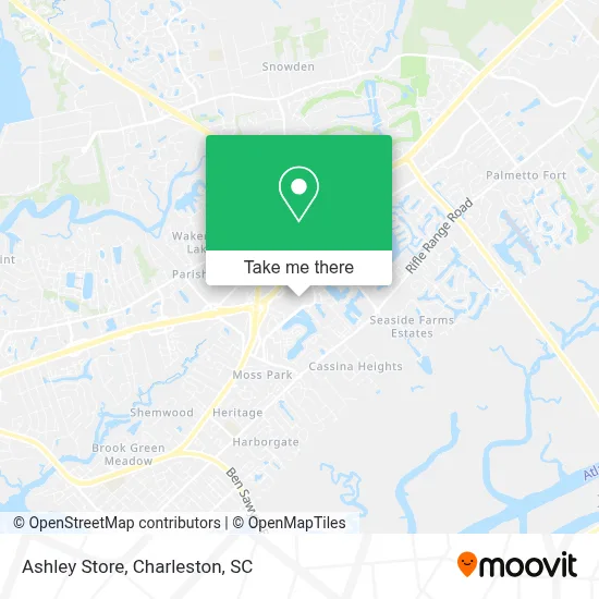 Ashley Store map