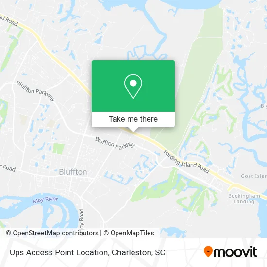 Ups Access Point Location map