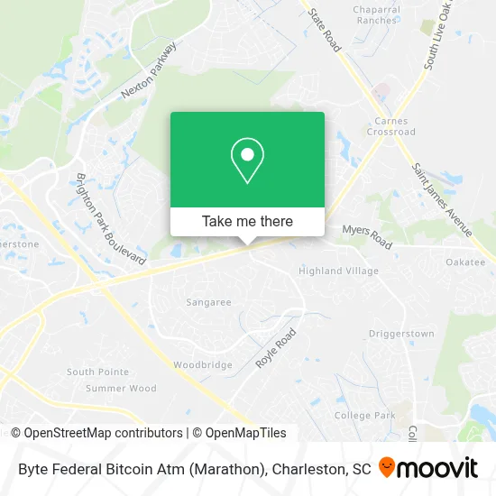 Byte Federal Bitcoin Atm (Marathon) map
