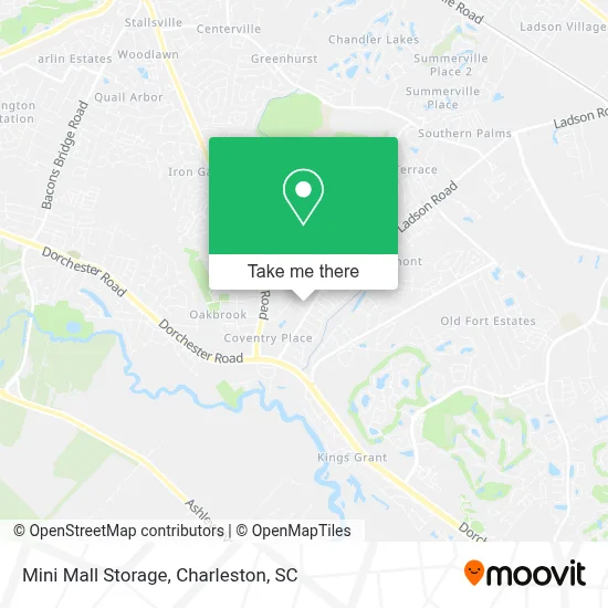 Mini Mall Storage map