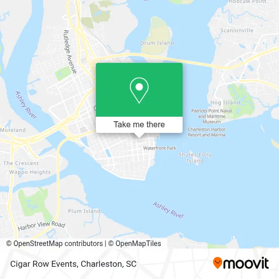 Cigar Row Events map
