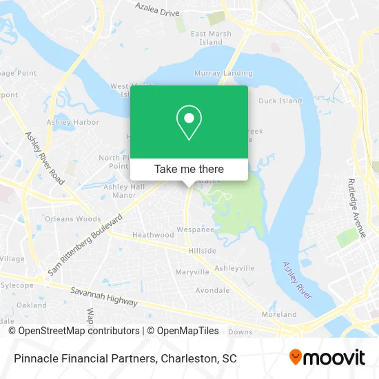 Pinnacle Financial Partners map