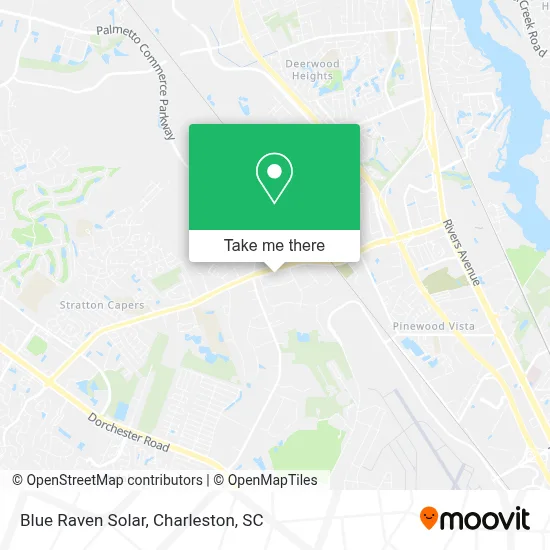 Blue Raven Solar map