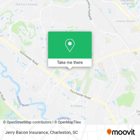 Jerry Bacon Insurance map