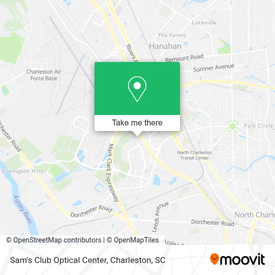 Sam's Club Optical Center map