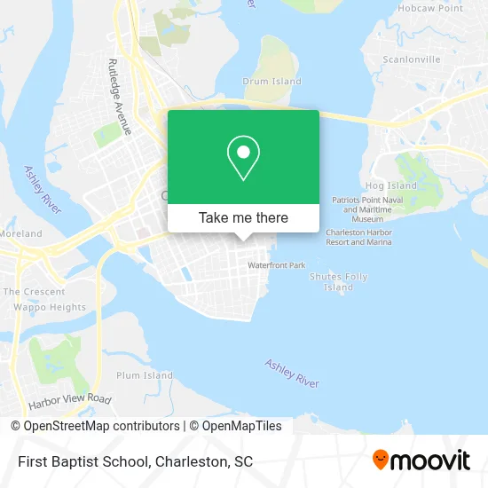 First Baptist School map