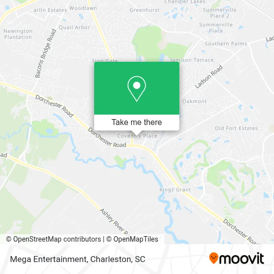 Mega Entertainment map