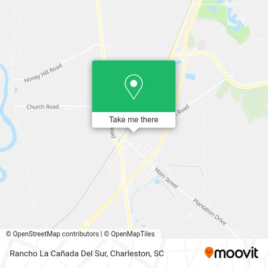 Rancho La Cañada Del Sur map