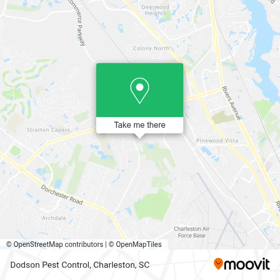 Dodson Pest Control map