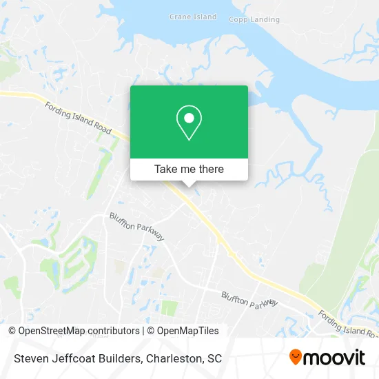 Steven Jeffcoat Builders map