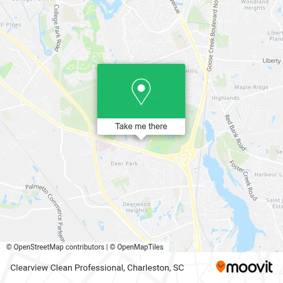 Clearview Clean Professional map
