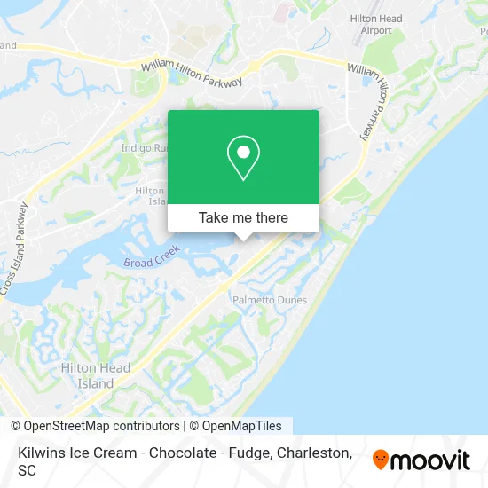Kilwins Ice Cream - Chocolate - Fudge map