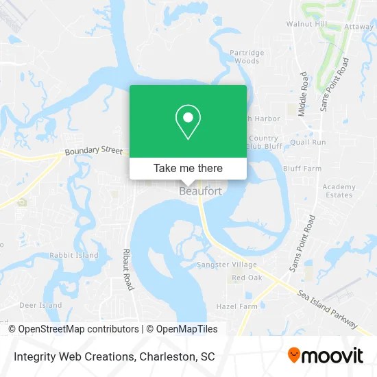 Integrity Web Creations map