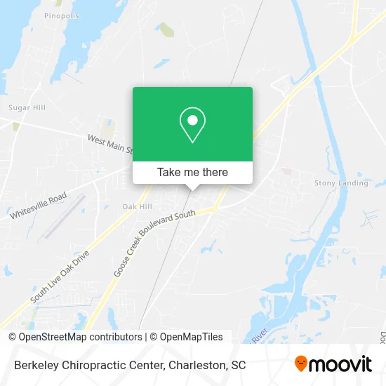 Berkeley Chiropractic Center map