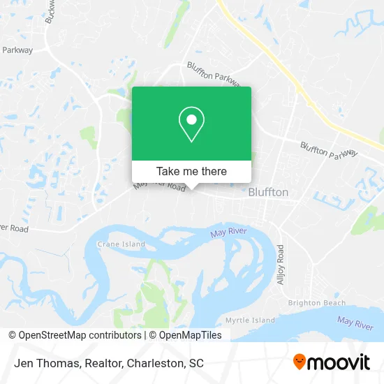 Jen Thomas, Realtor map