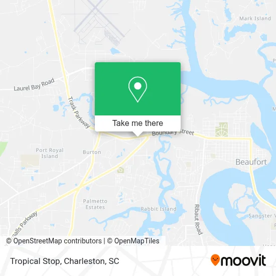 Tropical Stop map