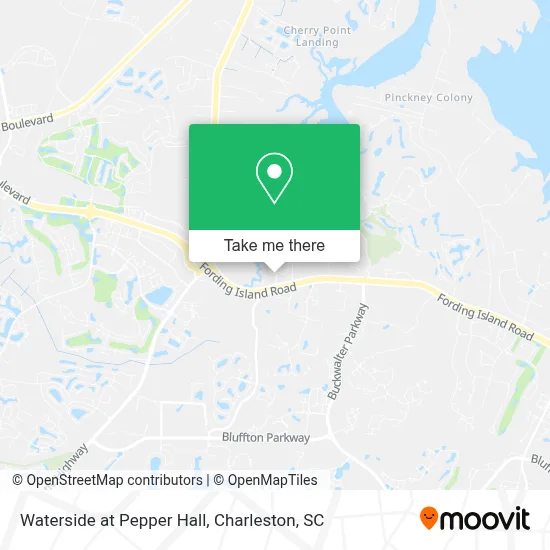 Waterside at Pepper Hall map