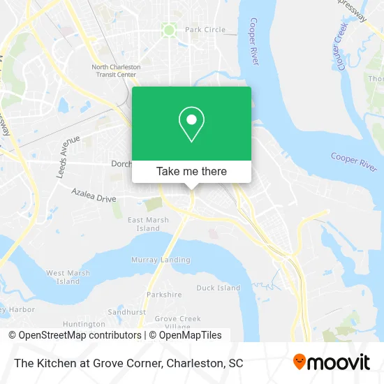 The Kitchen at Grove Corner map