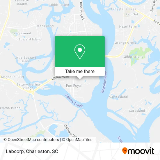 Labcorp map