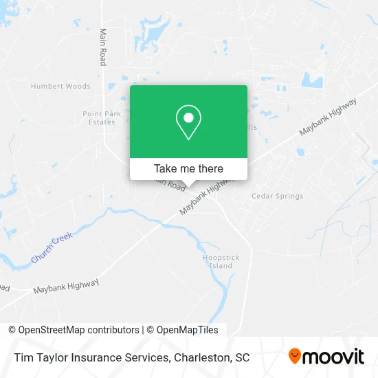 Tim Taylor Insurance Services map