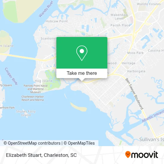 Elizabeth Stuart map