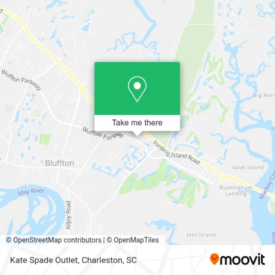 Kate Spade Outlet map