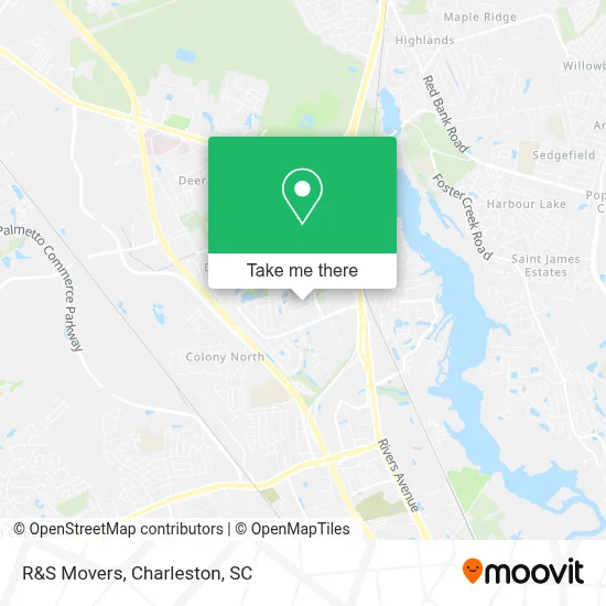 R&S Movers map