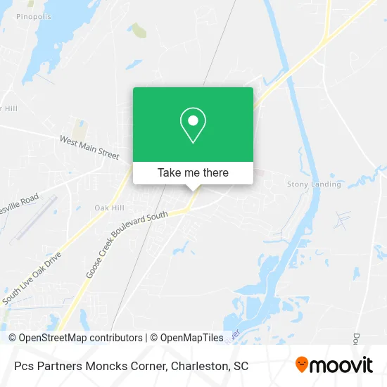 Pcs Partners Moncks Corner map