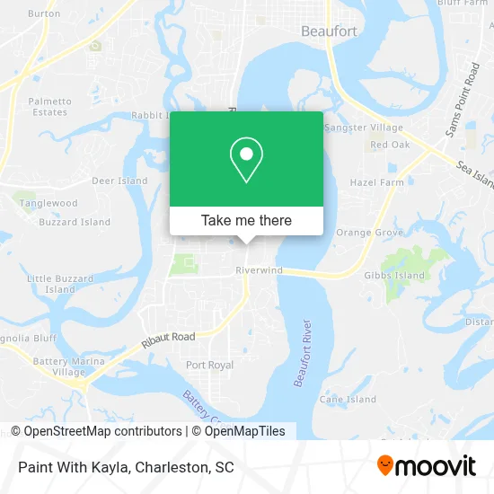 Paint With Kayla map
