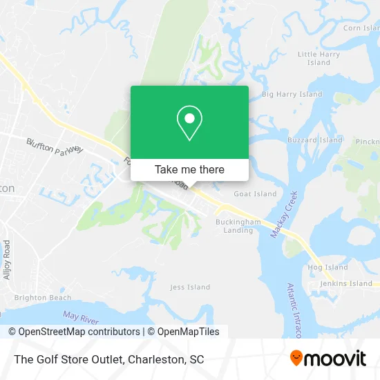 The Golf Store Outlet map