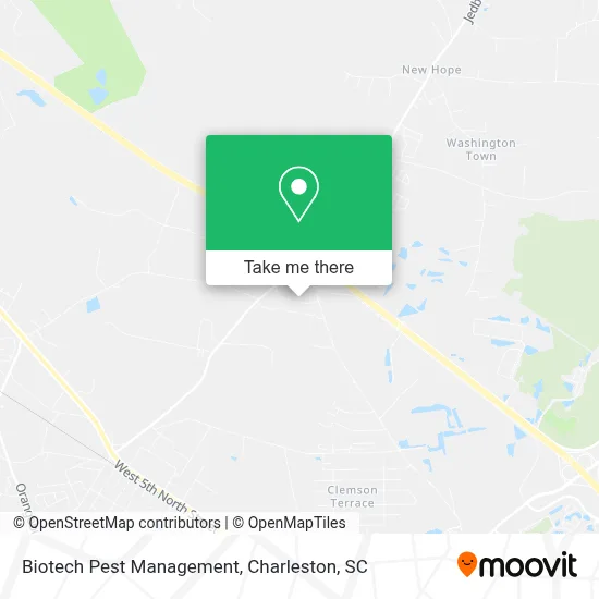 Biotech Pest Management map